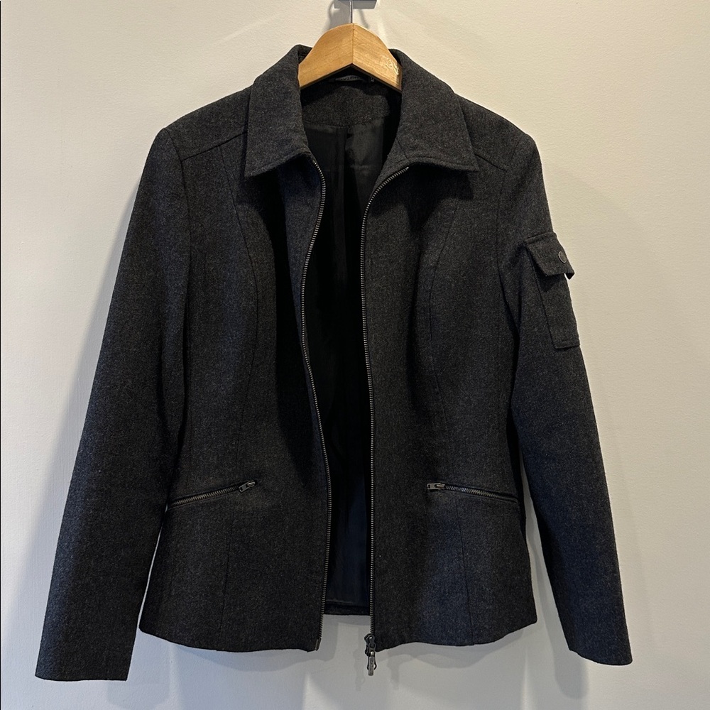 Dark grey Zip-Up Jacket